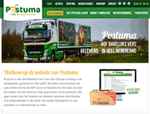 Tablet Screenshot of postuma.nl